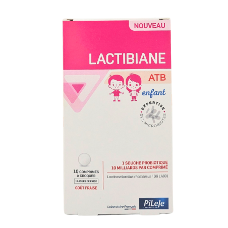 PILEJE Lactibiane ATB Enfant Boite de 10 Comprimés à Croquer