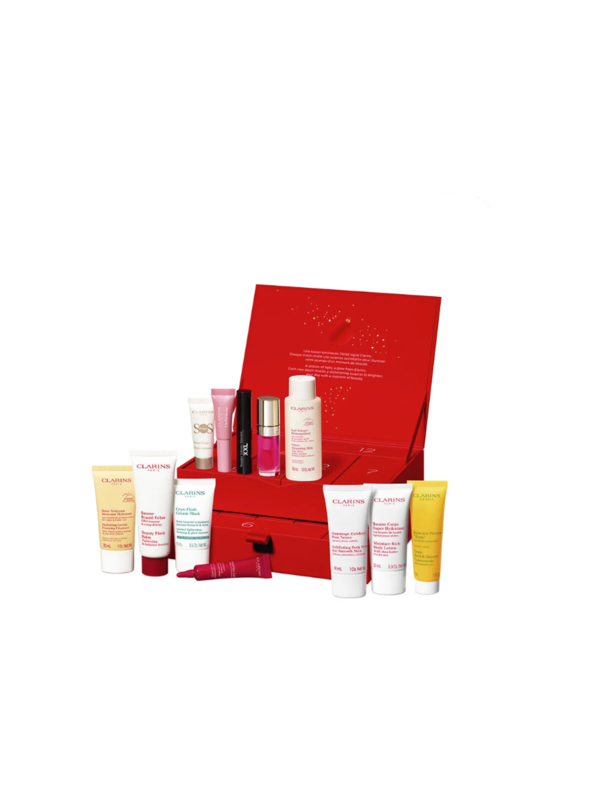 CLARINS Calendrier de l'Avent 2025 12 Cases