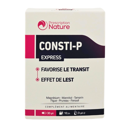 PRESCRIPTION NATURE Consti-P Express Boite de 30 gélules