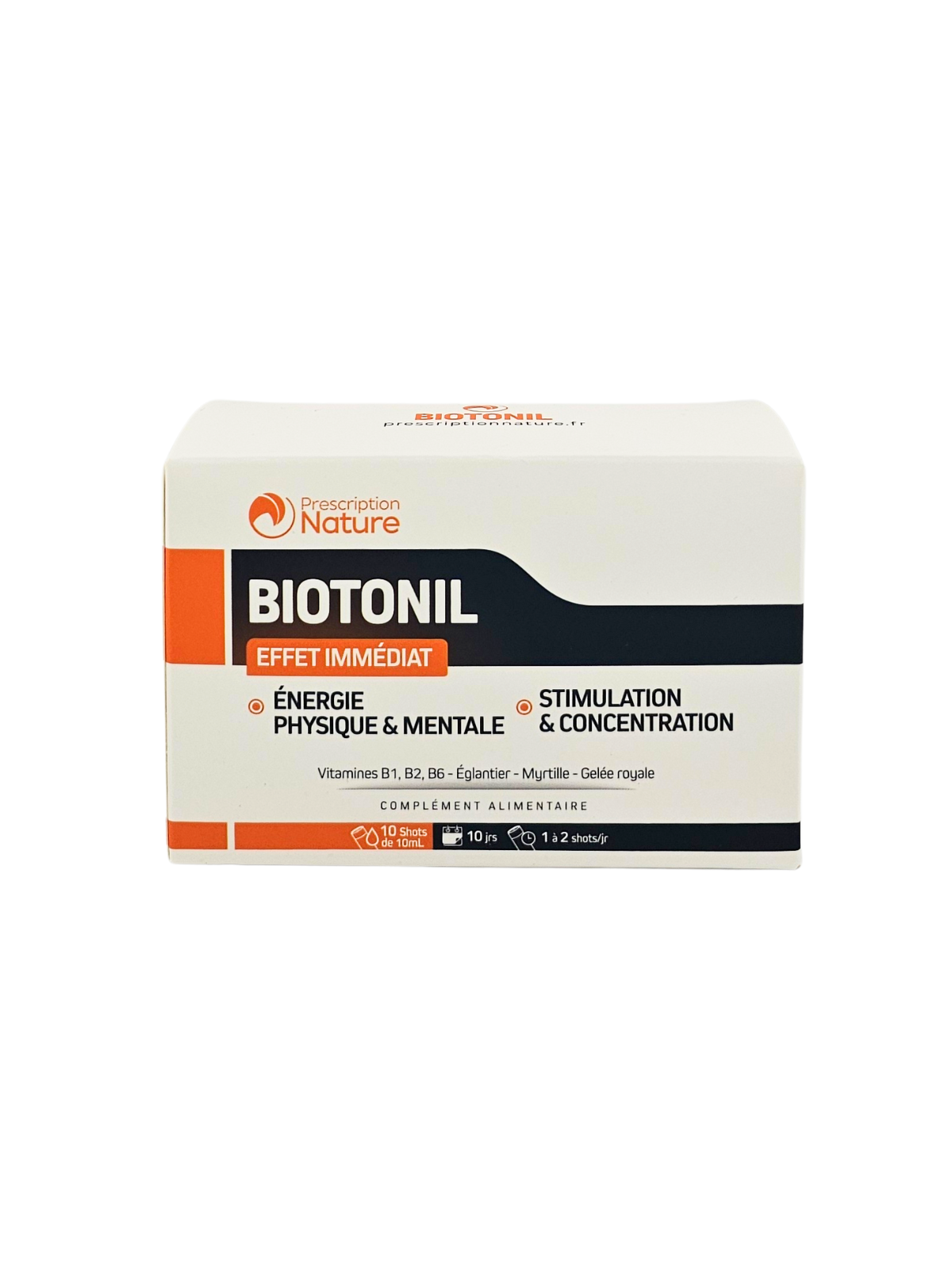 PRESCRIPTION NATURE Biotonil Effet Immédiat Shots boîte de 10