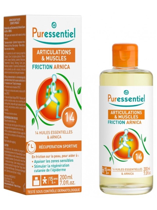 PURESSENTIEL Articulations & Muscles Friction Arnica aux 14 Huiles Essentielles 200ML