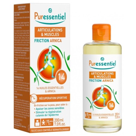PURESSENTIEL Articulations & Muscles Friction Arnica aux 14 Huiles Essentielles 200ML