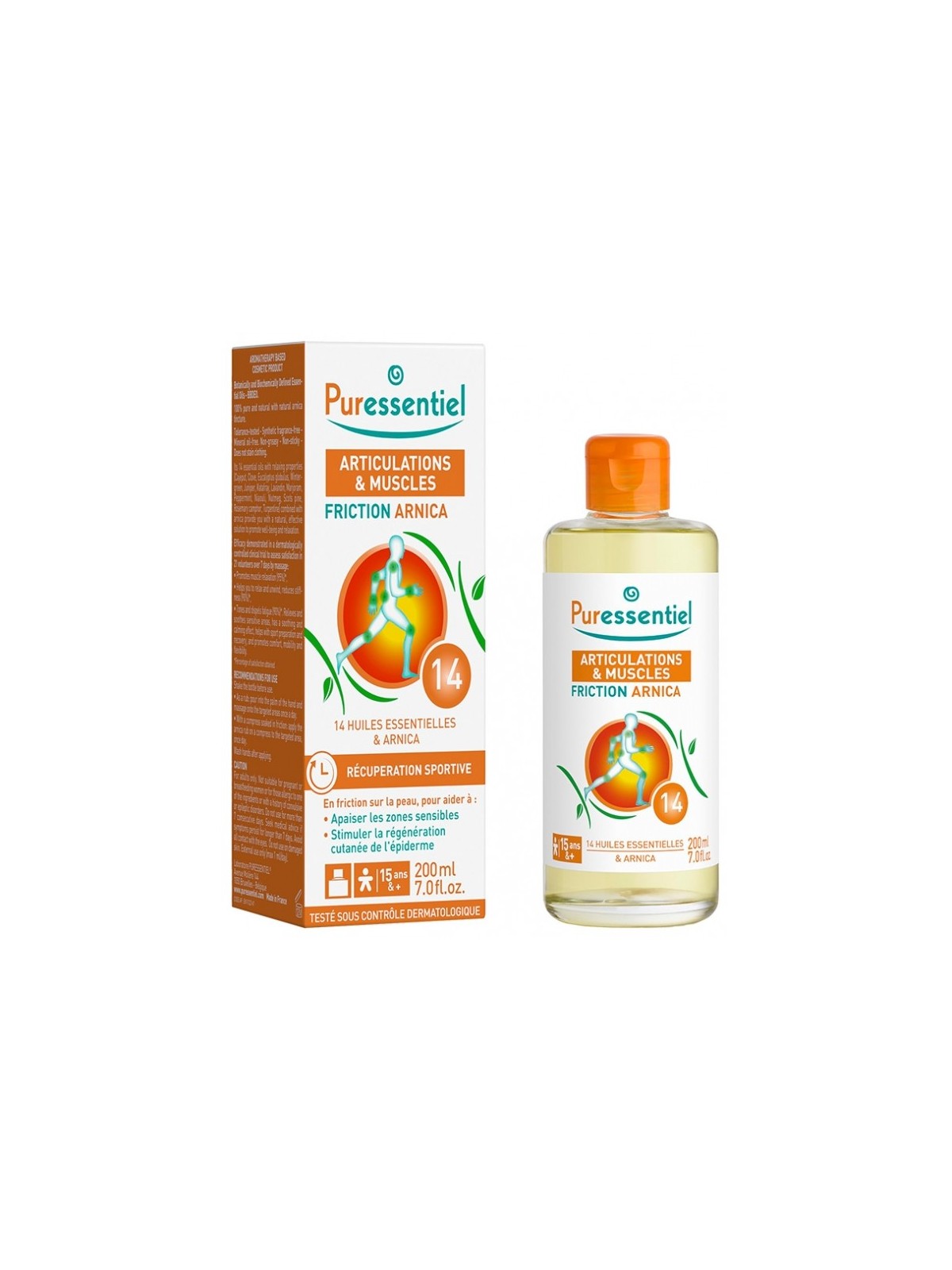 PURESSENTIEL Articulations & Muscles Friction Arnica aux 14 Huiles Essentielles 200ML