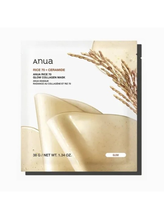 ANUA Rice 70 Glow Collagen Mask