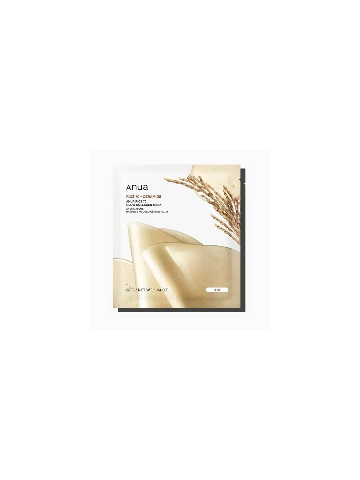 ANUA Rice 70 Glow Collagen Mask