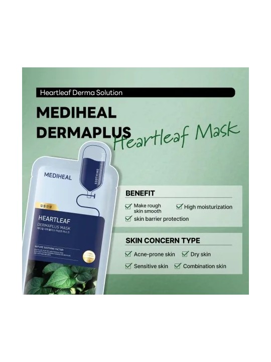 MEDIHEAL Dermaplus Heartleaf Mask