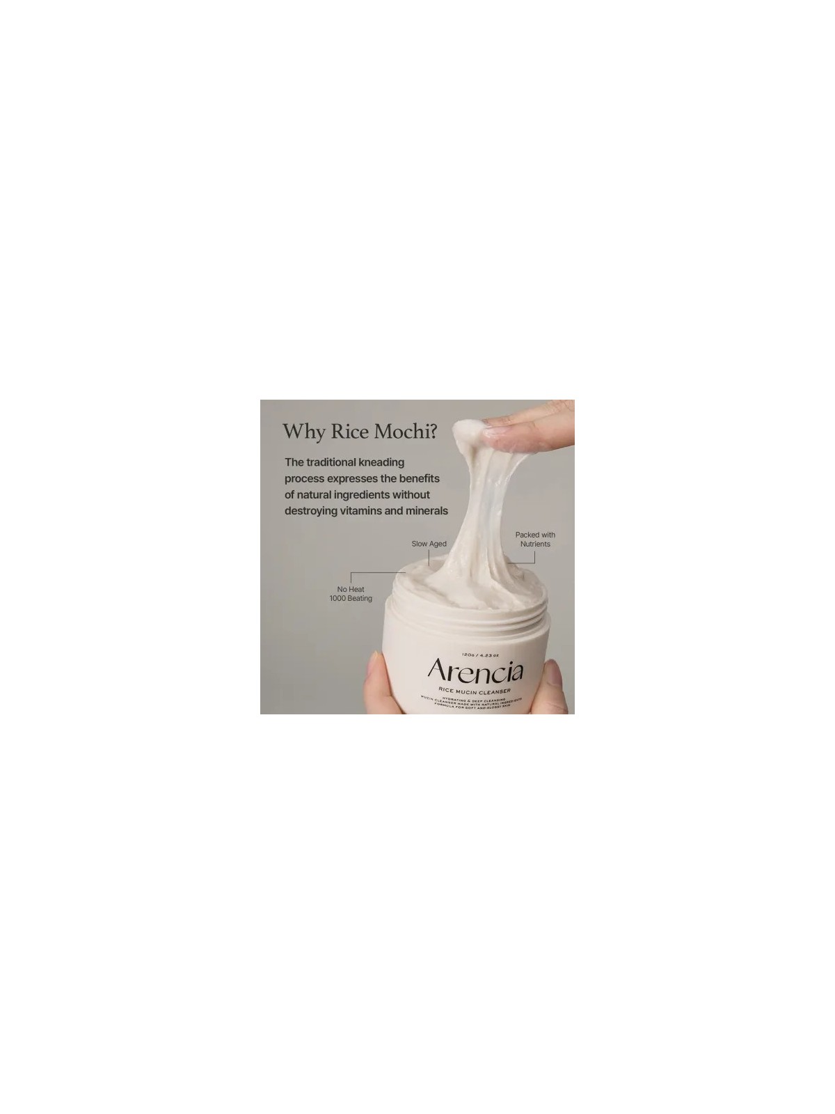 ARENCIA Rice Mucin Cleanser 120G