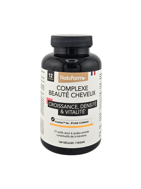 NAT&FORM Complexe Beauté Cheveux Boite de 168 gélules