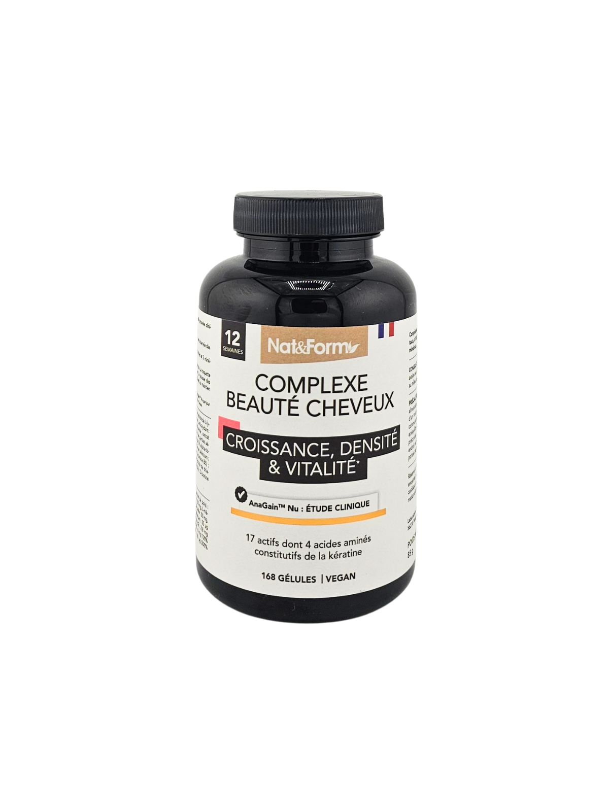 NAT&FORM Complexe Beauté Cheveux Boite de 168 gélules