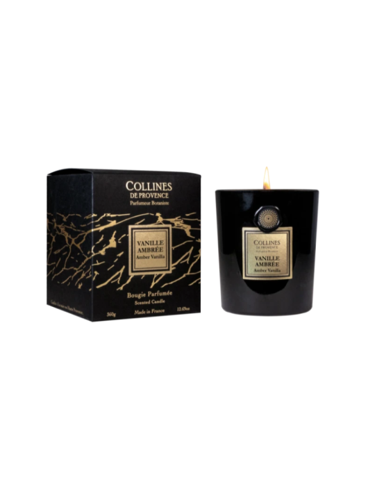 COLLINES DE PROVENCE Bougie Parfumée Vanille Ambrée