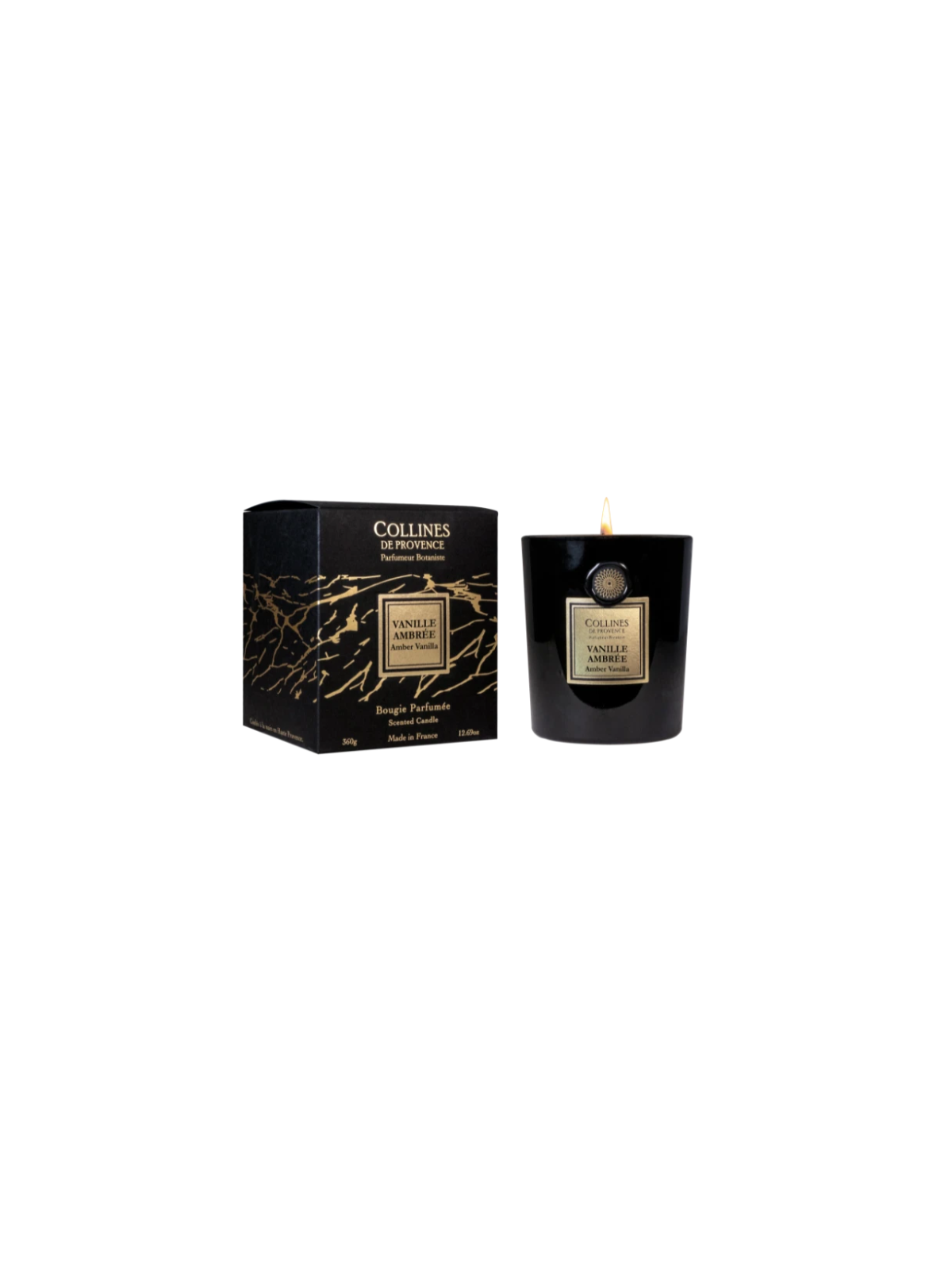 COLLINES DE PROVENCE Bougie Parfumée Vanille Ambrée