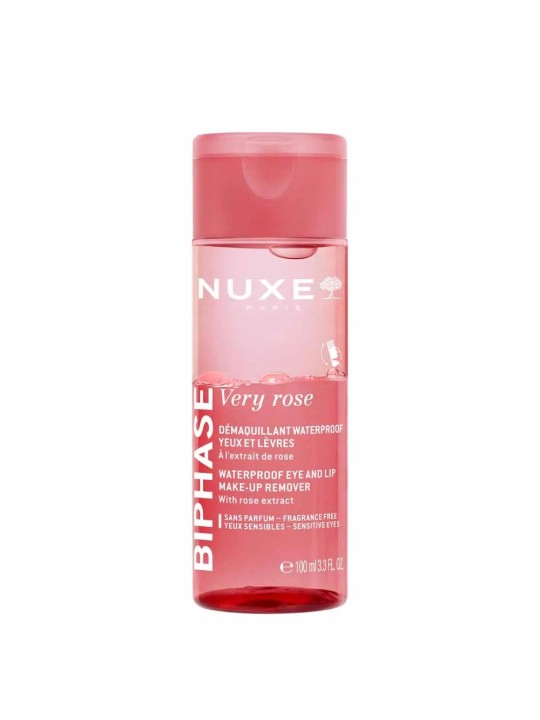 NUXE Very rose Biphase Démaquillant Waterproof 100ml