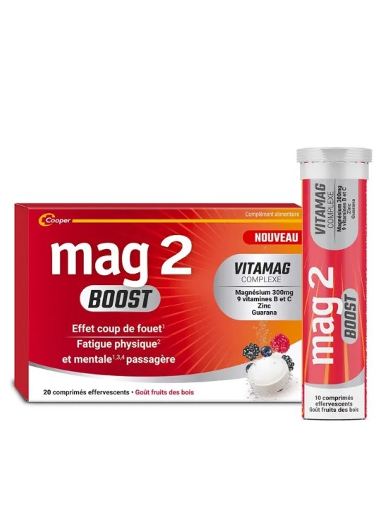 MAG2 BOOST 20 Comprimés Effervescents