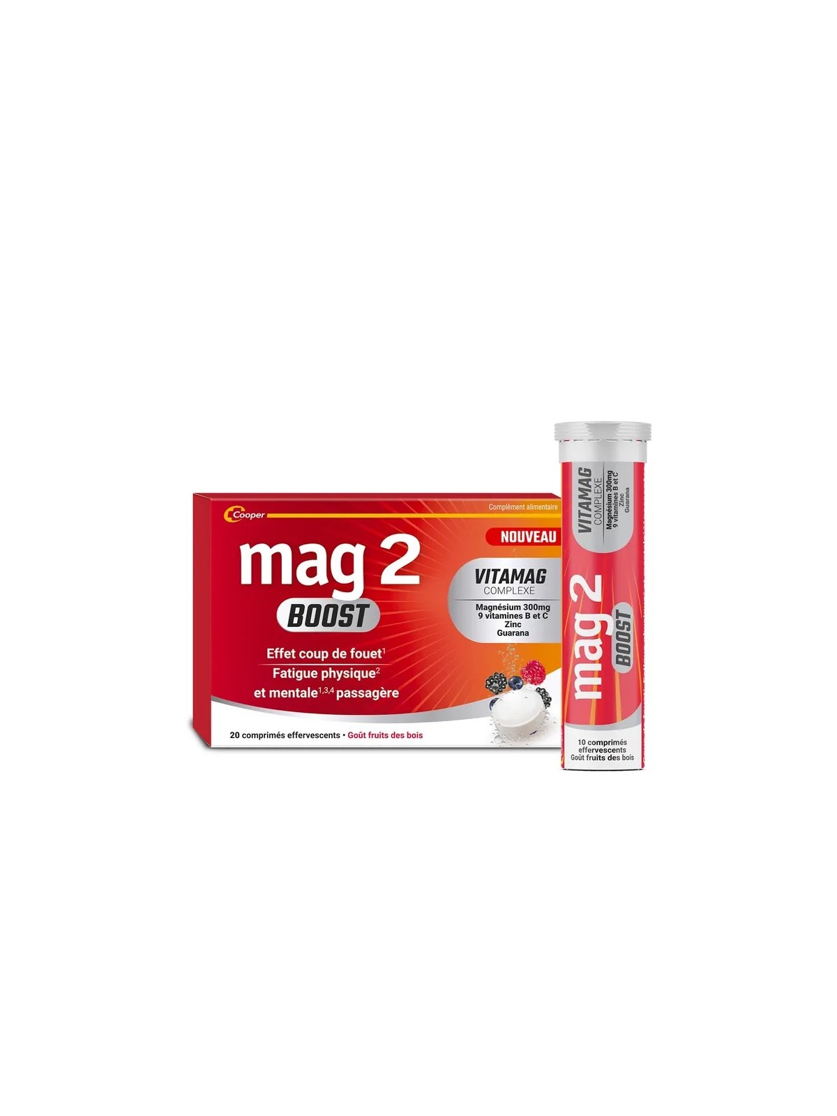 MAG2 BOOST 20 Comprimés Effervescents