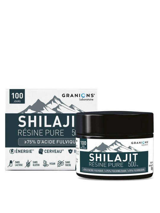 GRANIONS Shilajit Pur Résine 500mg