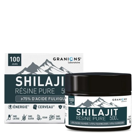 GRANIONS Shilajit Pur Résine 500mg