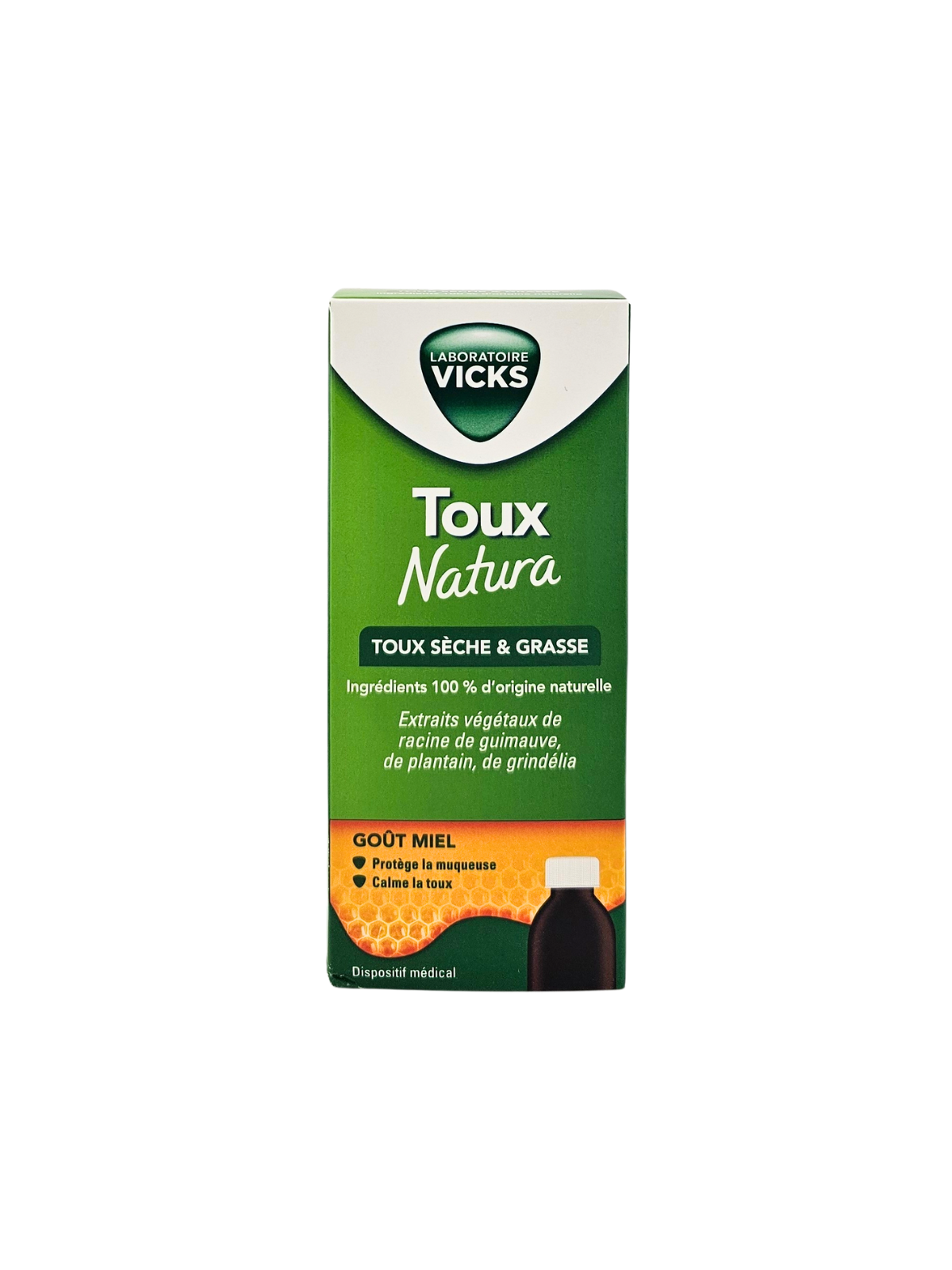 VICKS Sirop Toux Natura Toux Sèche et Grasse 140ml