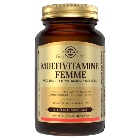 SOLGAR Multi Vitamine Femme Boite de 60 Gélules