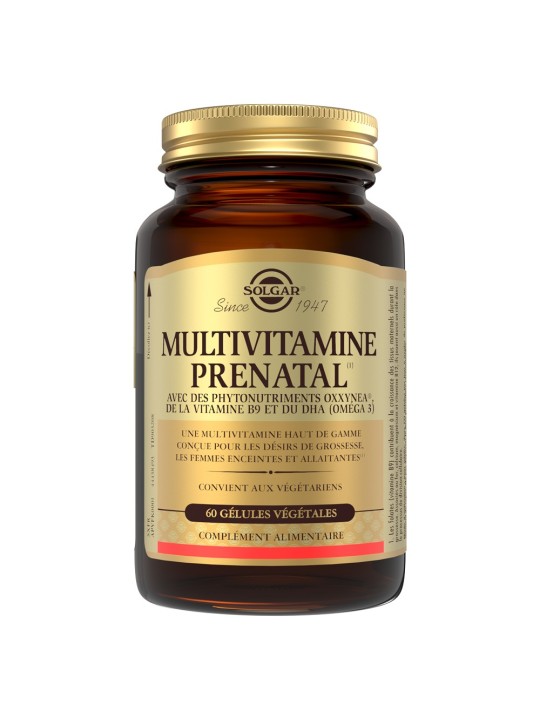SOLGAR Multivitamine Prenatal Boite de 60 Gélules