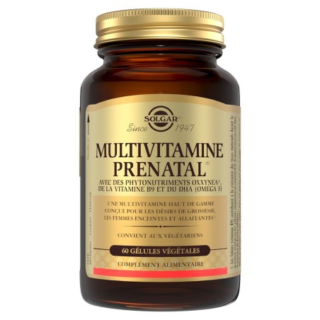 SOLGAR Multivitamine Prenatal Boite de 60 Gélules