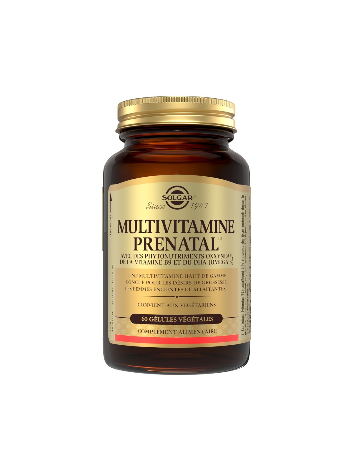 SOLGAR Multivitamine Prenatal Boite de 60 Gélules