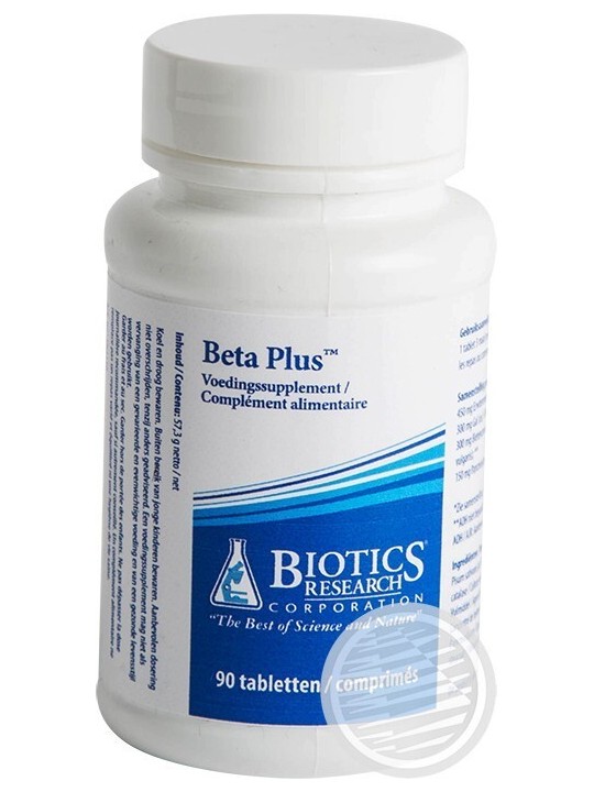 BIOTICS RESEARCH Beta Plus Comprimés boite de 90