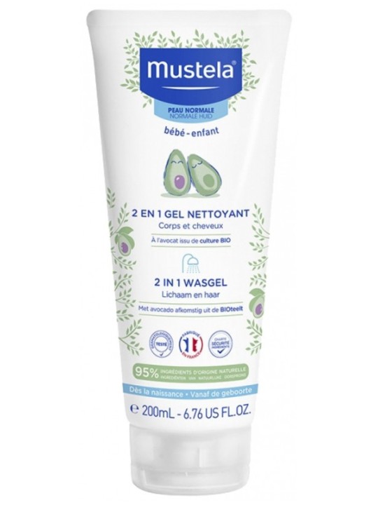 MUSTELA Gel Nettoyant Corp et Cheveux 200ml