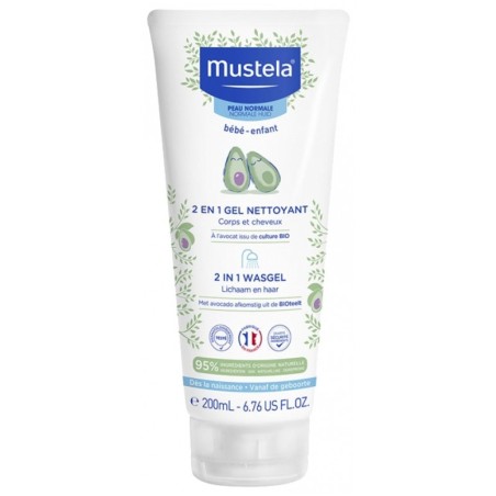 MUSTELA Gel Nettoyant Corp et Cheveux 200ml