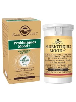 SOLGAR Mood+ Probiotiques Boites de 60 gélules