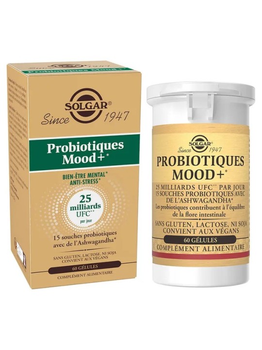SOLGAR Mood+ Probiotiques Boites de 60 gélules