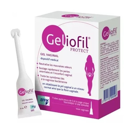 GELIOFIL Protect Gel Vaginal Boîte de 7 tubes de 5ML