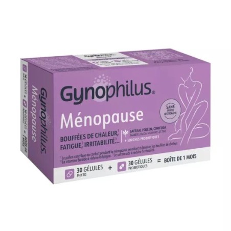 IMMUBIO Gynophilus Ménopause boite de 60 gélules