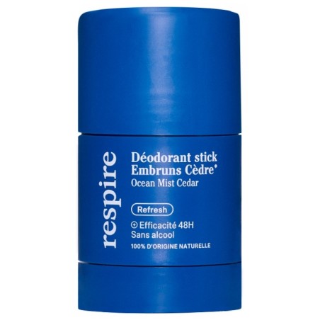 RESPIRE Déodorant Stick Embruns Cèdre 50 g