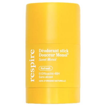 RESPIRE Déodorant Stick Douceur Monoï 50 g