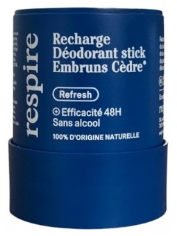 RESPIRE Recharge Déodorant Stick Embruns Cèdre 50 g