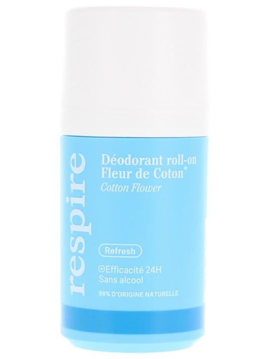 RESPIRE Déodorant Roll-On Fleur de Coton 50 ml