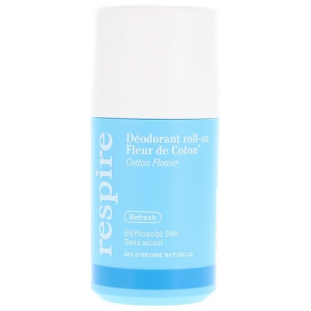 RESPIRE Déodorant Roll-On Fleur de Coton 50 ml
