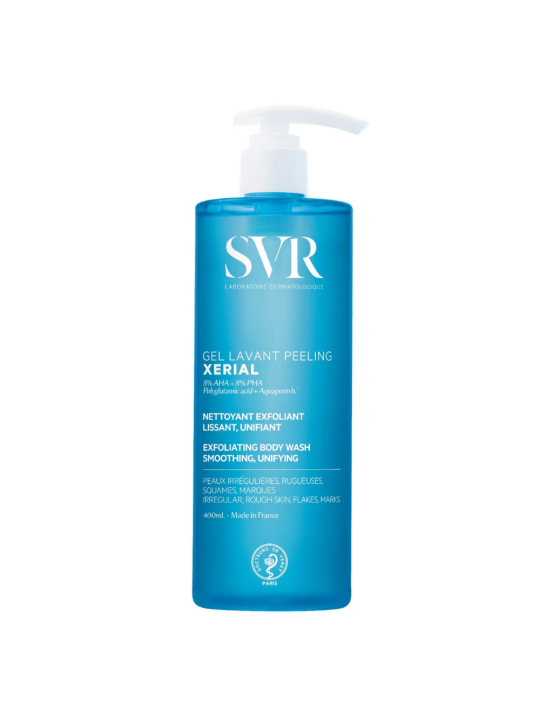 SVR XERIAL Gel Lavant Peeling 400ml