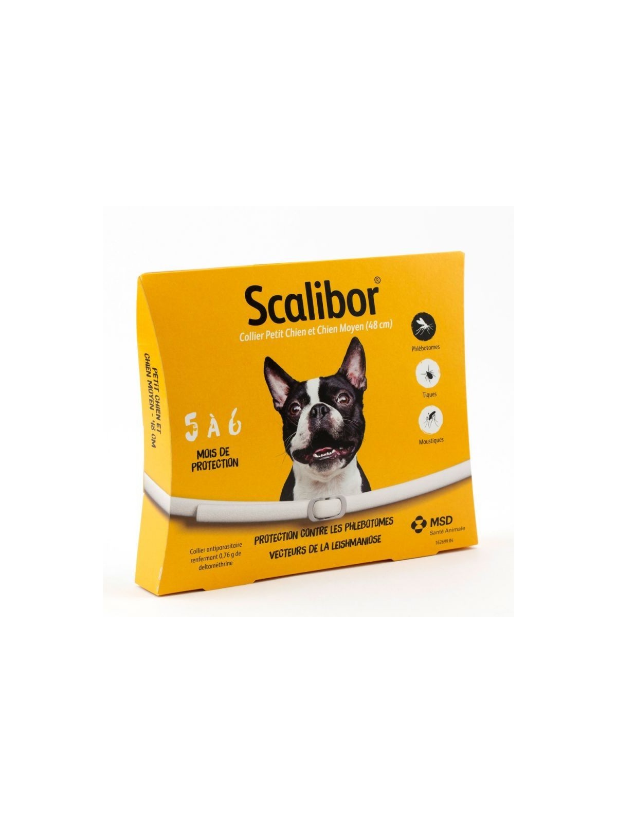 Scalibor Collier Petit et moyen chien 48cm