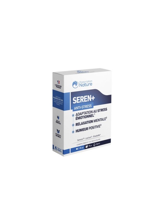 PRESCRIPTION NATURE Seren + Boite de 30 comprimés