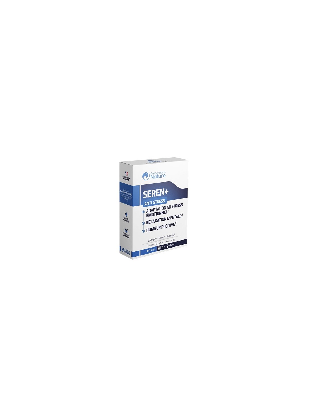 PRESCRIPTION NATURE Seren + Boite de 30 comprimés