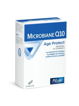 PILEJE Microbiane Q10 Age Protect Boite de 30 gélules