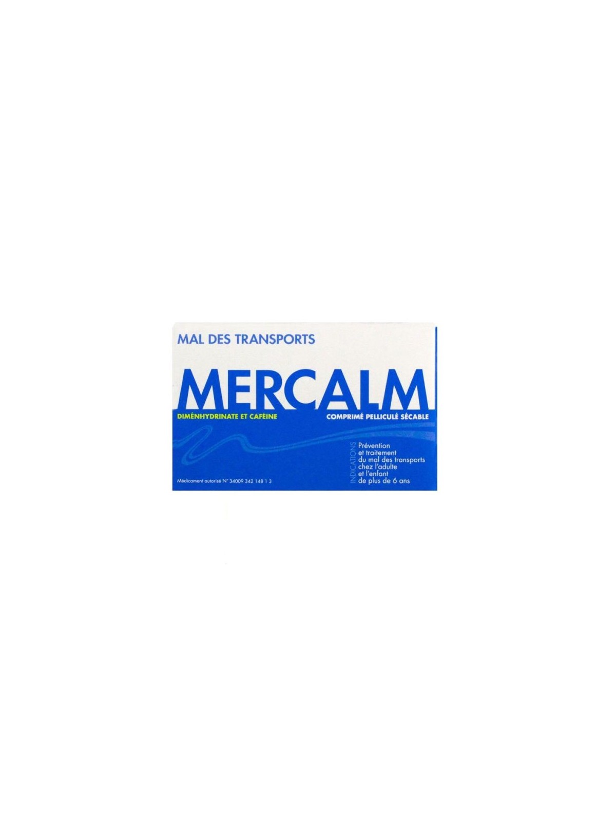 Mercalm 15 comprimés | Nom de la Pharmacie en variable