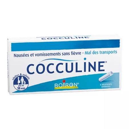 Boiron Cocculine 6 Récipients Unidoses | Nom de la Pharmacie en...