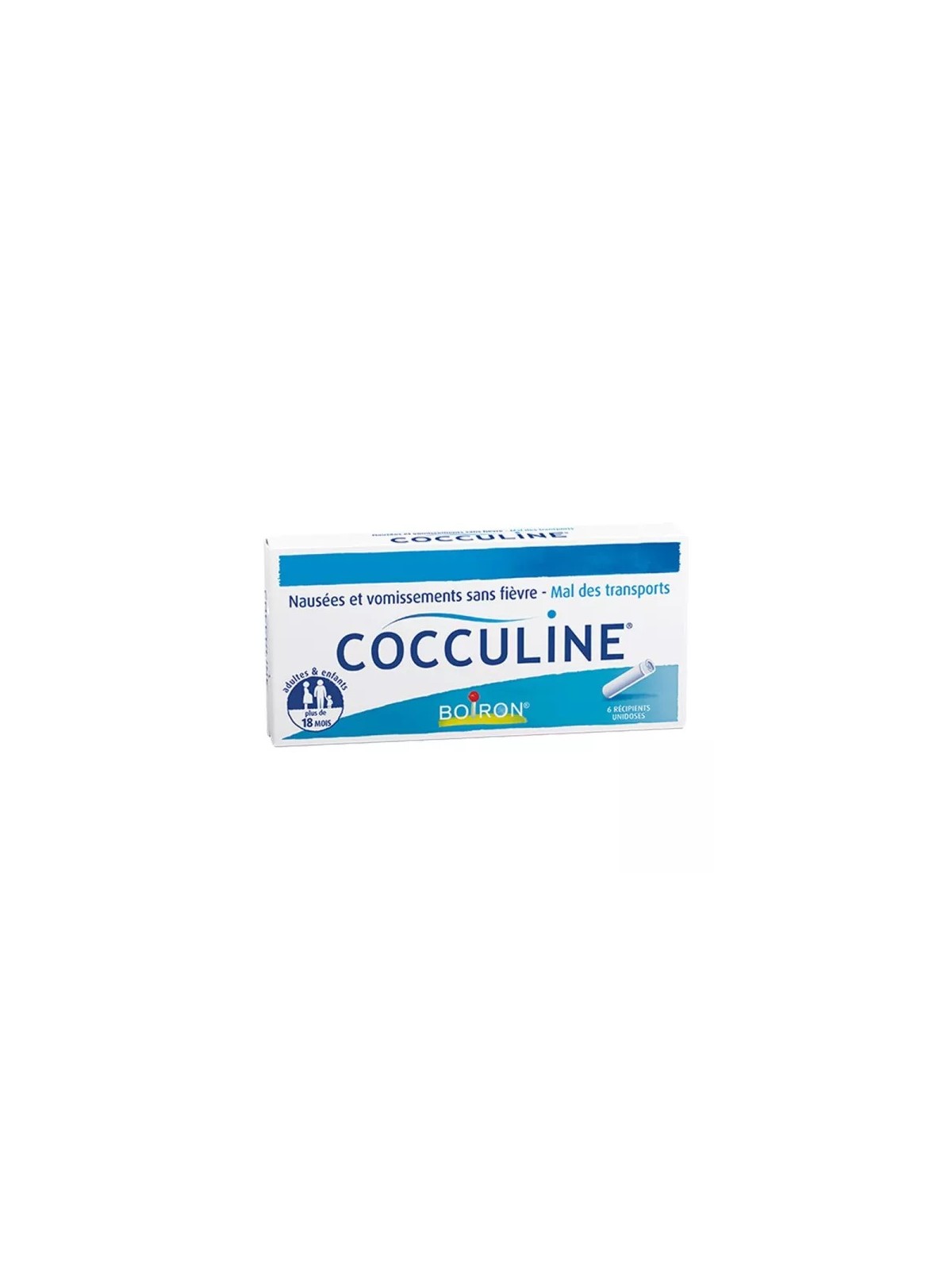 Boiron Cocculine 6 Récipients Unidoses | Nom de la Pharmacie en...