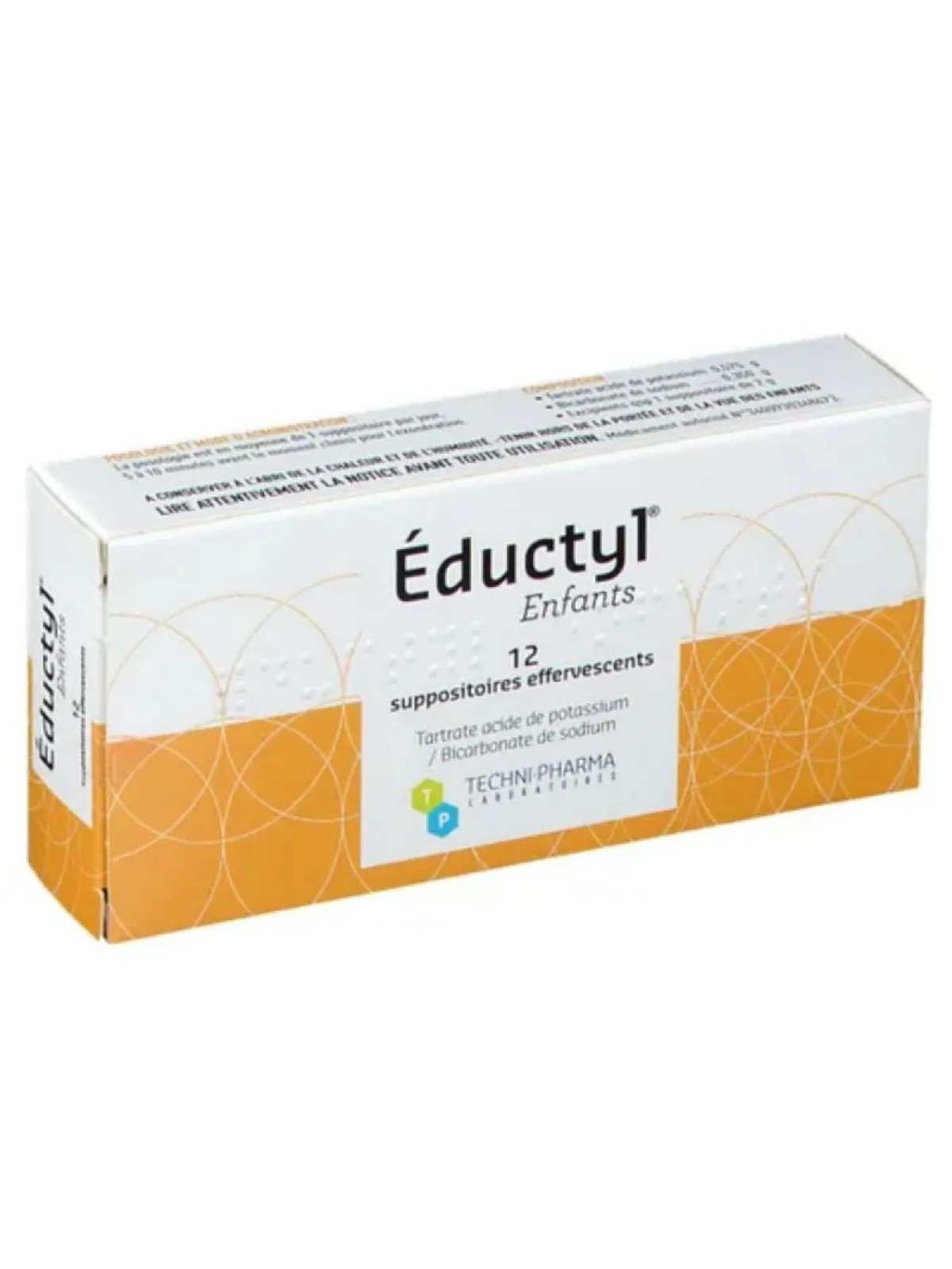 Eductyl suppositoire enfant 12 suppositoires | Nom de la Pharmacie...