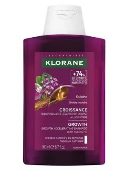 KLORANE Croissance Shampoing Accélérateur de Pousse Quibine&Adénosine 200ML