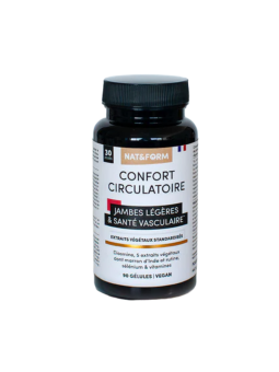 NAT&FORM Confort Circulatoire Boite de 90 Gélules