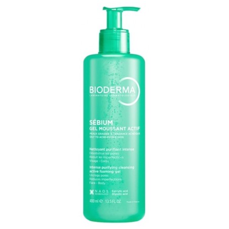 BIODERMA Sébium Gel Moussant Actif 400 ml
