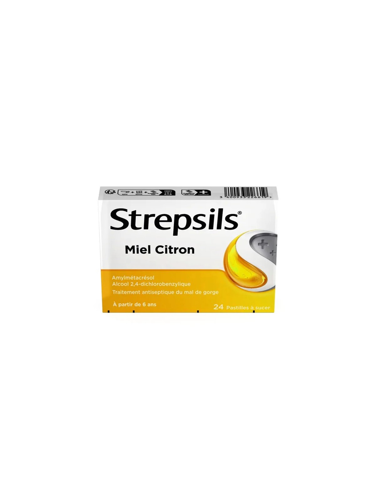 Strepsils Miel Citron 24 Pastilles à Sucer | Nom de la Pharmacie...